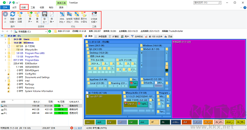 TreeSize(磁盘空间分析管理工具)