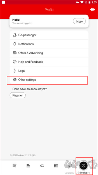 瑞士铁路sbb官方正版