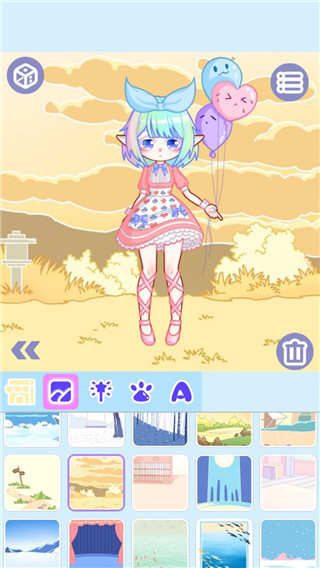 魔幻粉彩女孩萌拼平台