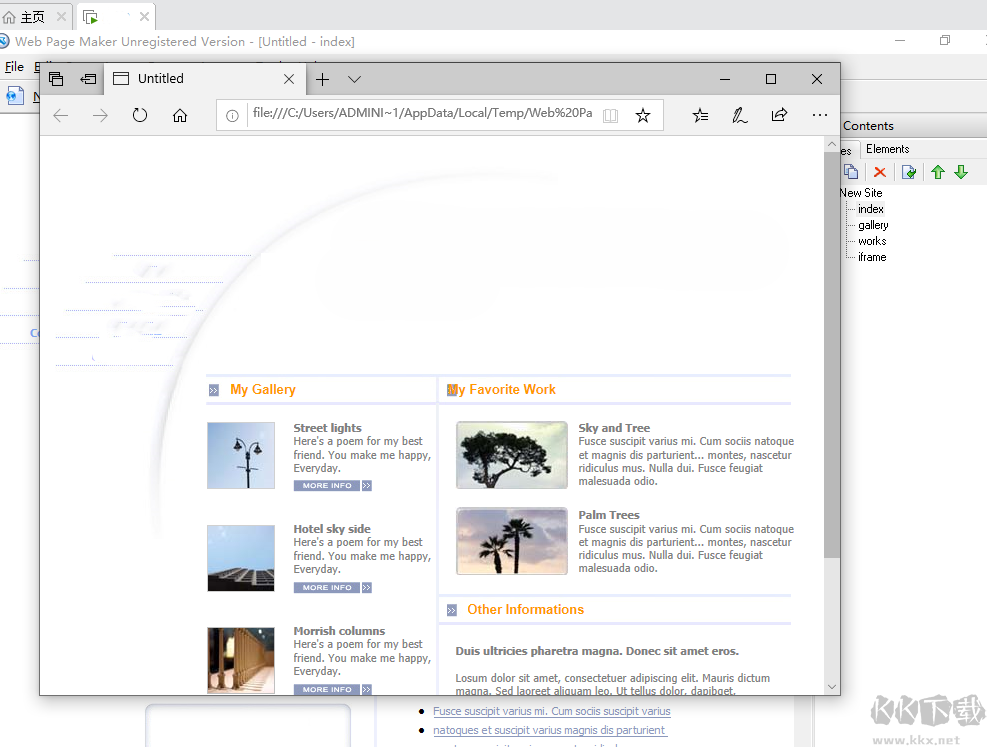 Web Page Maker(网页制作软件)