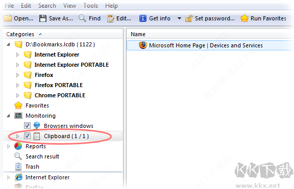 LinkCollector(便携式书签管理器)