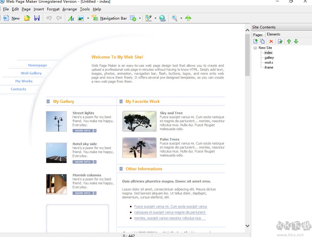 Web Page Maker(网页制作软件)