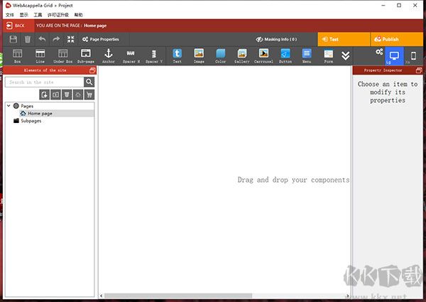 WebAcappella Grid(网页布局设计软件)