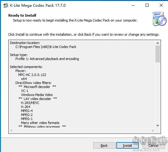 K-Lite Mega Codec Pack(万能解码器)