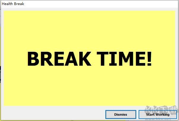 Health Break(桌面休息提醒工具)