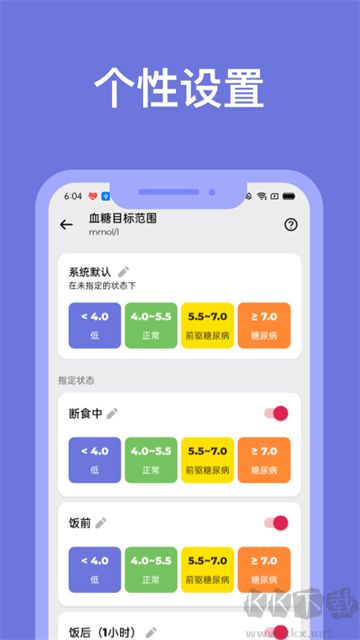 血糖小管家app