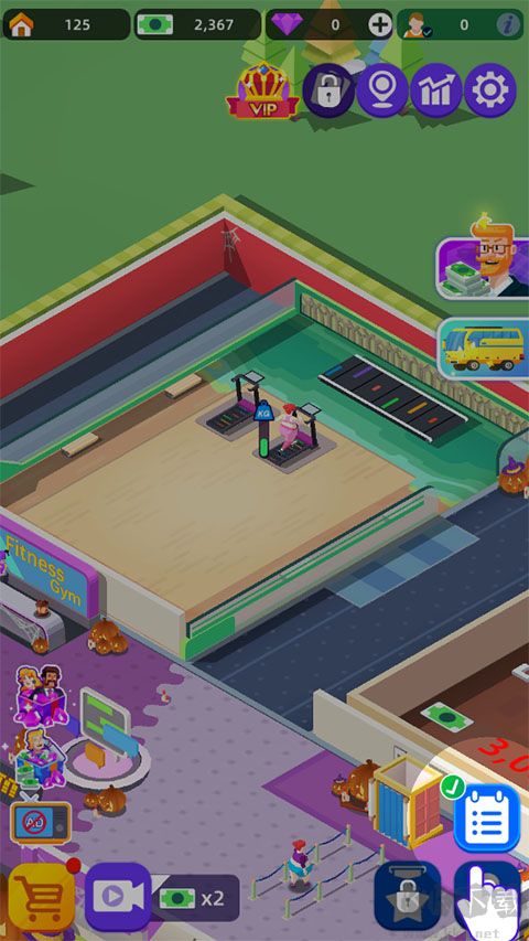 健身俱乐部大亨(Fitness Club Tycoon)