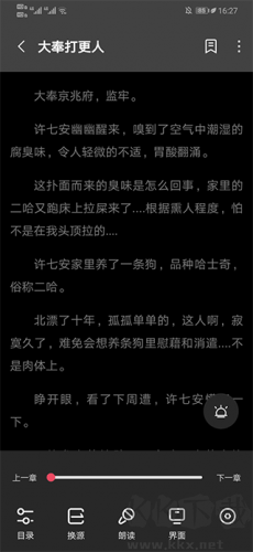 树莓小说阅读器