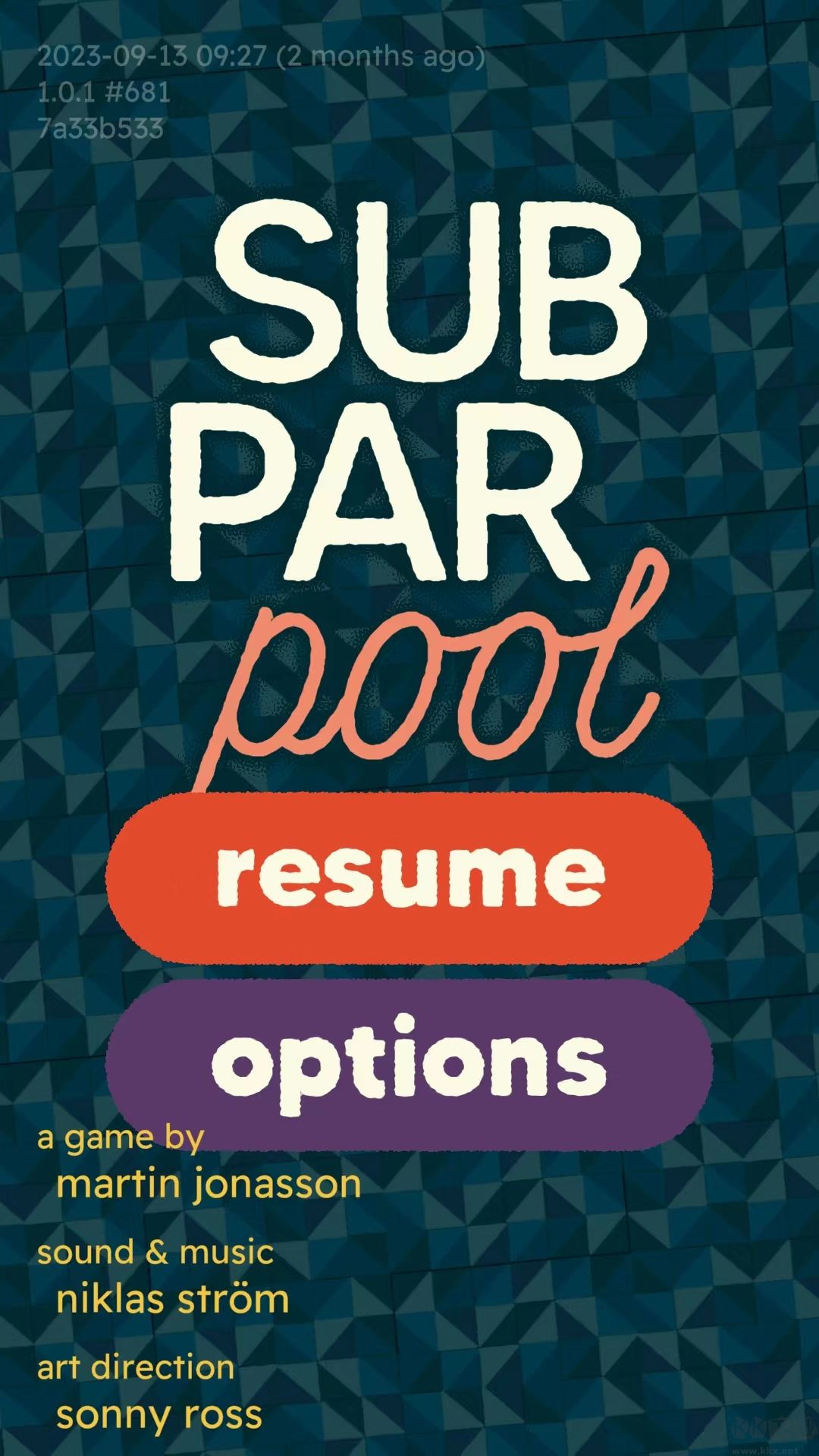 非常规台球(subpar pool)