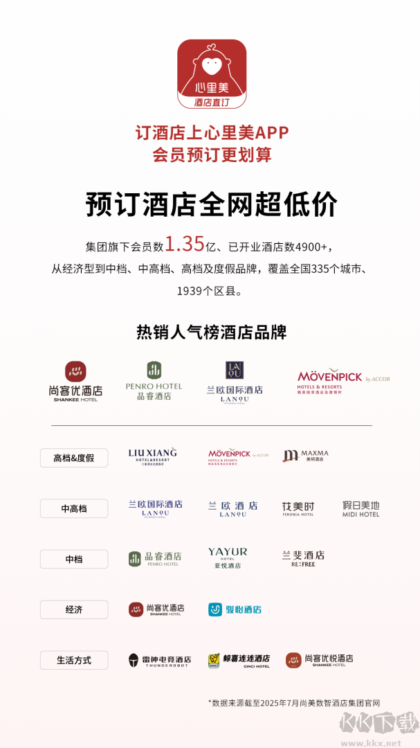 心里美酒店预订