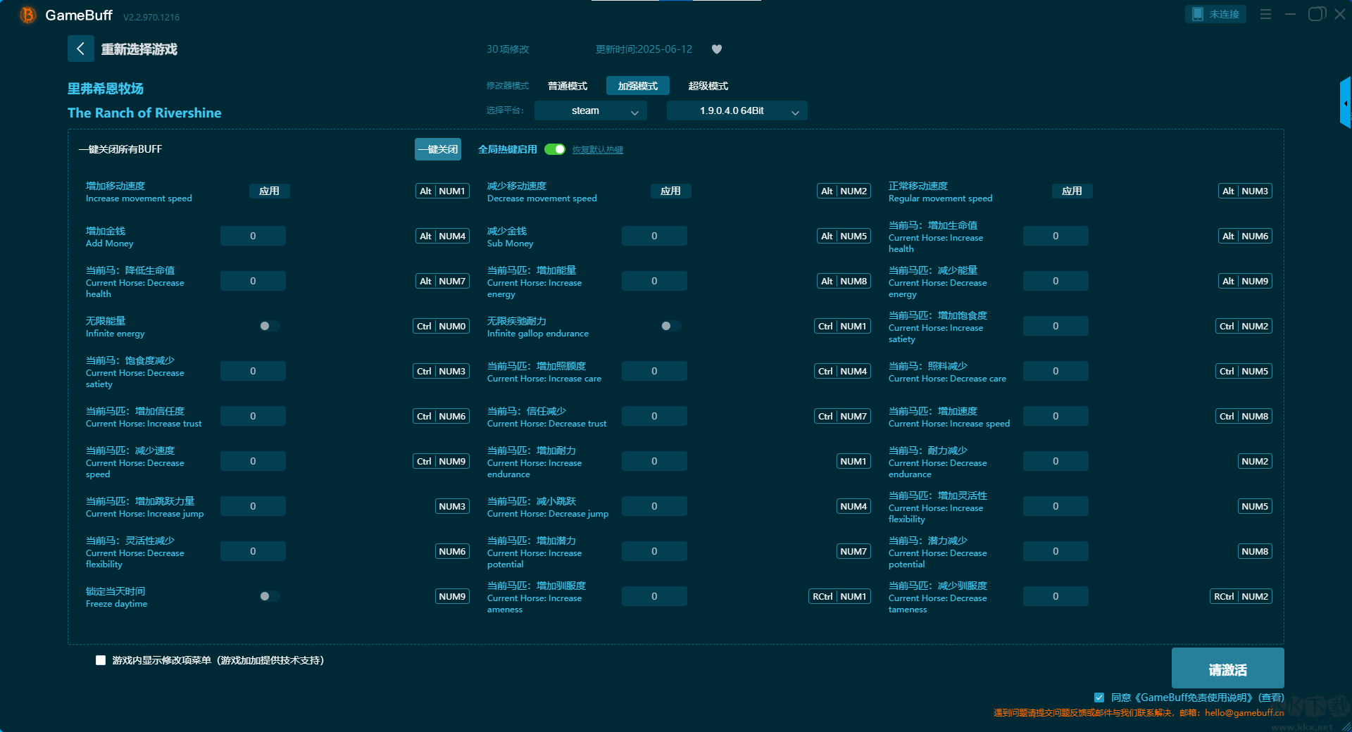 里弗希恩牧场三十一项修改器