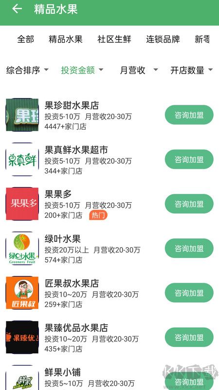 水果加盟