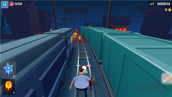 闪指屏幕旋转地铁跑酷版