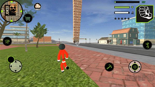 圣诞火柴人绳索英雄