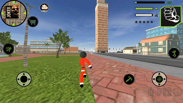 圣诞火柴人绳索英雄