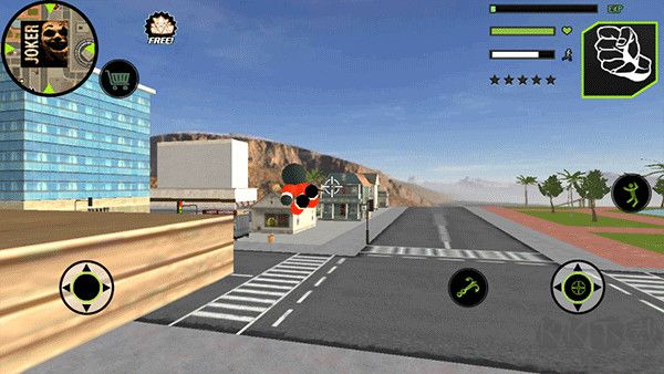 圣诞火柴人绳索英雄