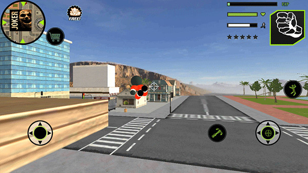 圣诞火柴人绳索英雄