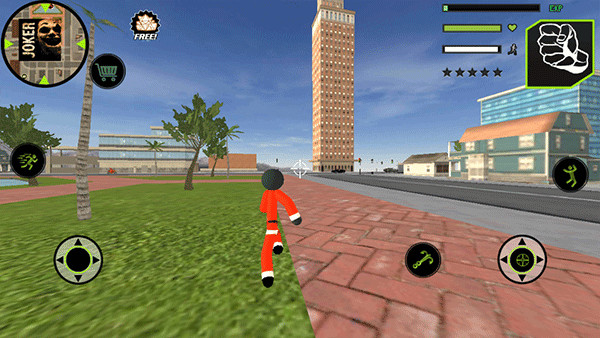 圣诞火柴人绳索英雄