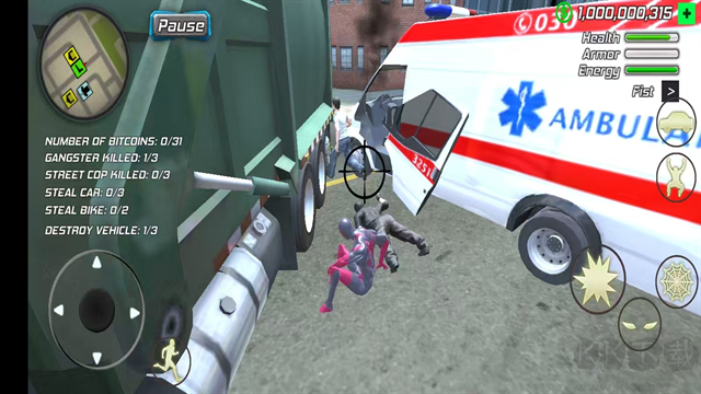 钢铁蜘蛛侠战斗