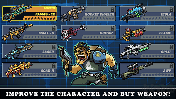 合金突击队机枪射击弹头