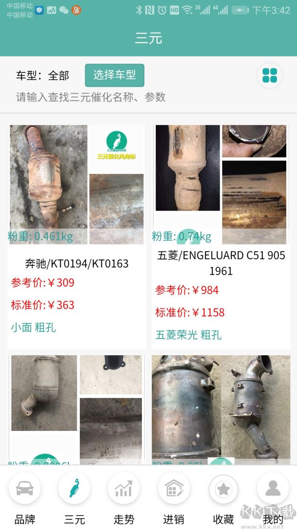 三元催化风向标