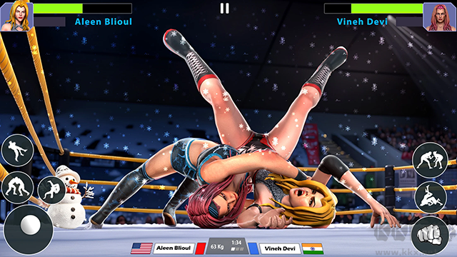 坏女孩摔跤模拟器(Bad Girls Wrestling Game)