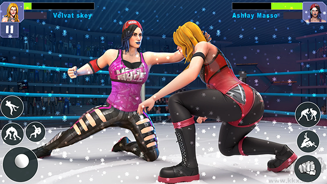坏女孩摔跤模拟器(Bad Girls Wrestling Game)