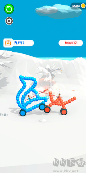 手绘战车画车对决