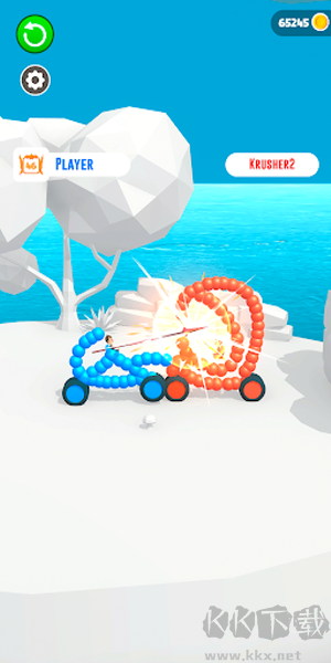 手绘战车画车对决