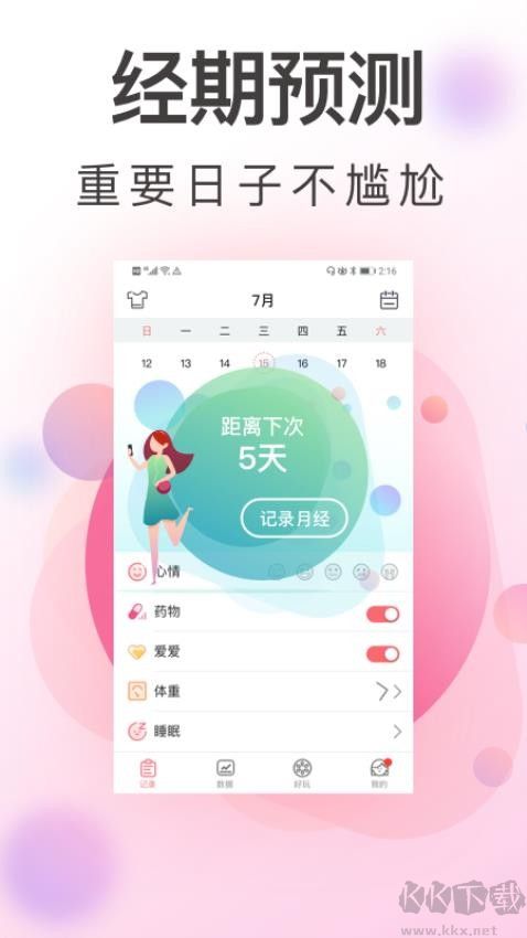 青柚大姨妈记录