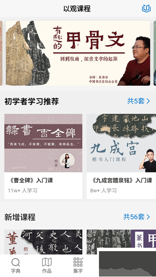 以观书法
