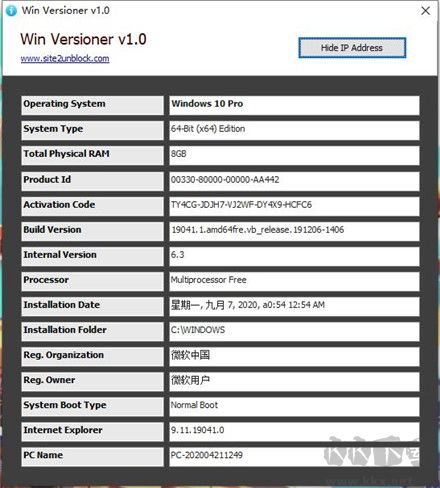 Win Versioner(系统信息检测工具)