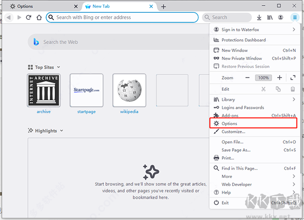 waterfox水狐浏览器