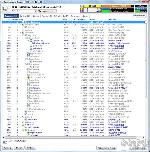 Task Manager DeLuxe(高级任务管理器)