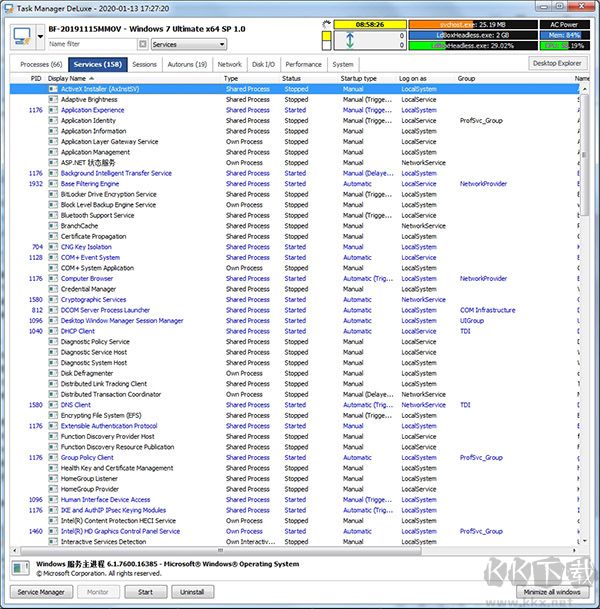 Task Manager DeLuxe(高级任务管理器)