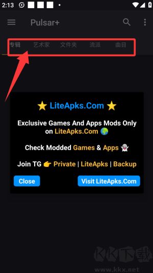 脉冲音乐播放器pulsar