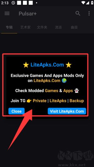 脉冲音乐播放器pulsar