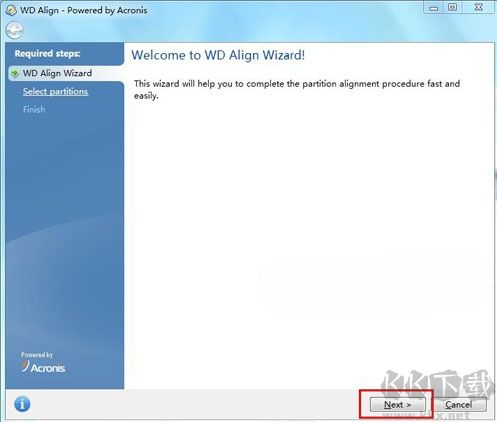 WD Align Utility(西数硬盘4K对齐工具)