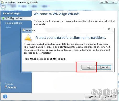 WD Align Utility(西数硬盘4K对齐工具)