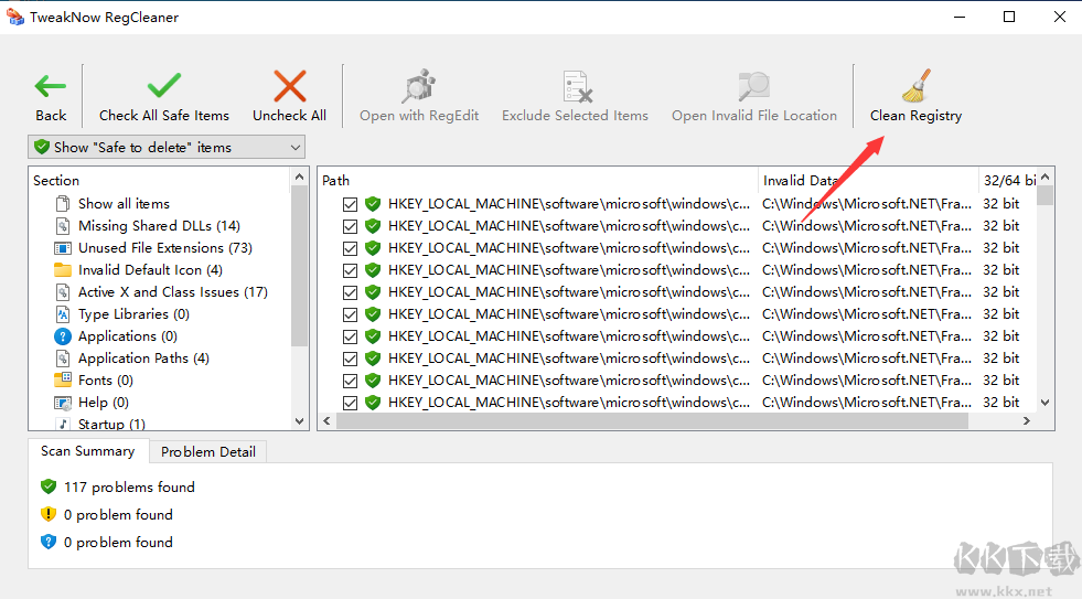 TweakNow RegCleaner(注册表清理工具)
