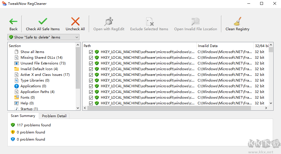 TweakNow RegCleaner(注册表清理工具)