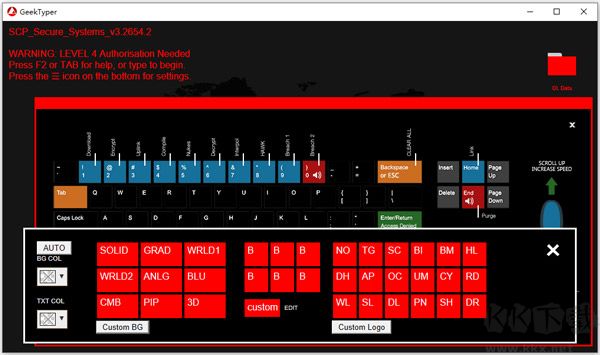 geektyper黑客模拟器