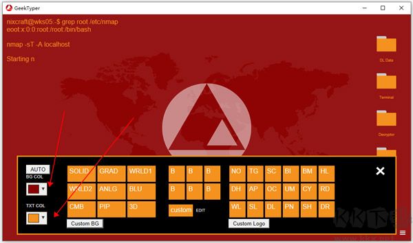 geektyper黑客模拟器