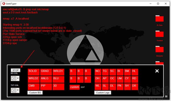 geektyper黑客模拟器