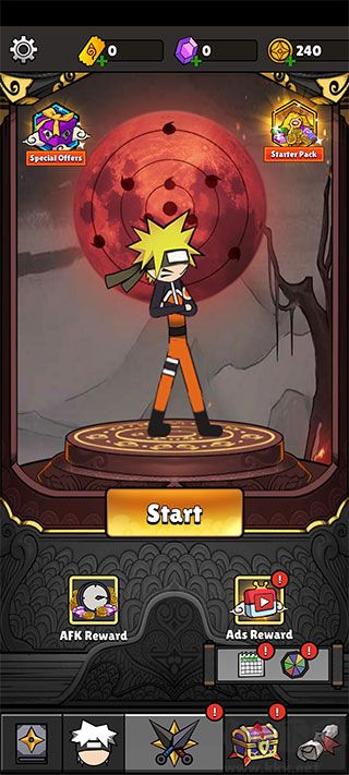 火柴人忍者战斗