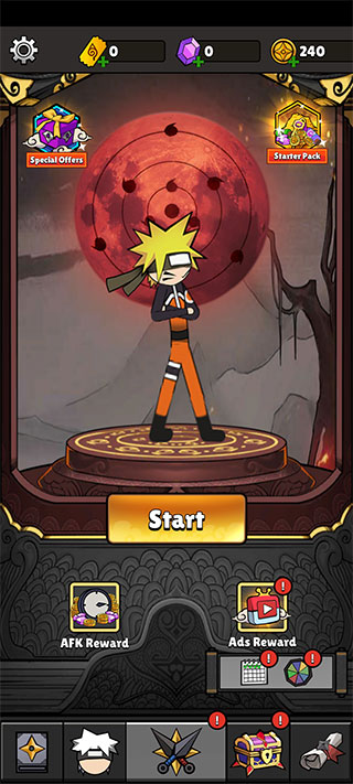 火柴人忍者战斗