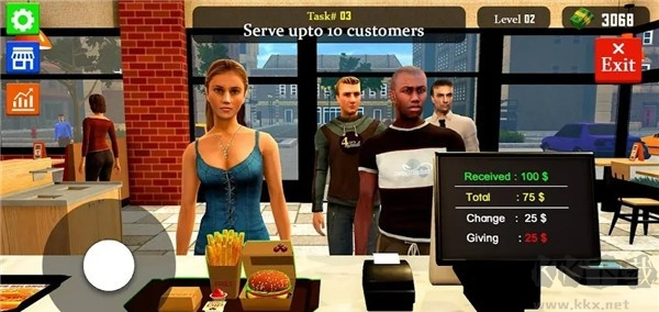 汉堡餐厅模拟器3D