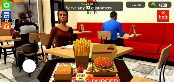 汉堡餐厅模拟器3D