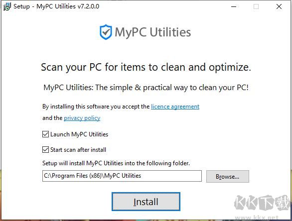 MyPC Utilities(系统优化清理工具)