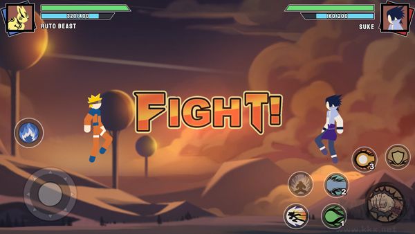 火柴人忍者格斗